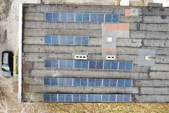 instalacja fotowoltaiczna na dachu w Grudziądzu